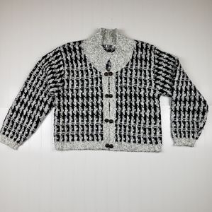 *Vintage* Knit Knit toggle button up cardigan